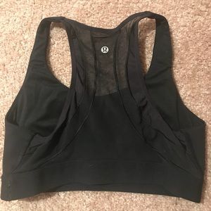 Lululemon black sports bra perfect condition!